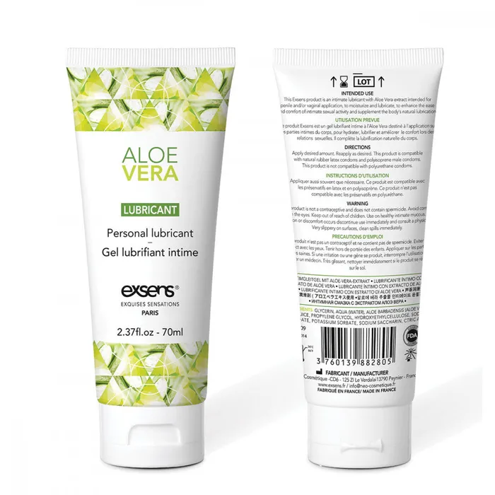 Lubricants Exsens Aloe Vera Lubricant Exsens