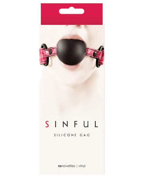 Male Sex Toys NS Novelties Sinful Soft Silicone Gag
