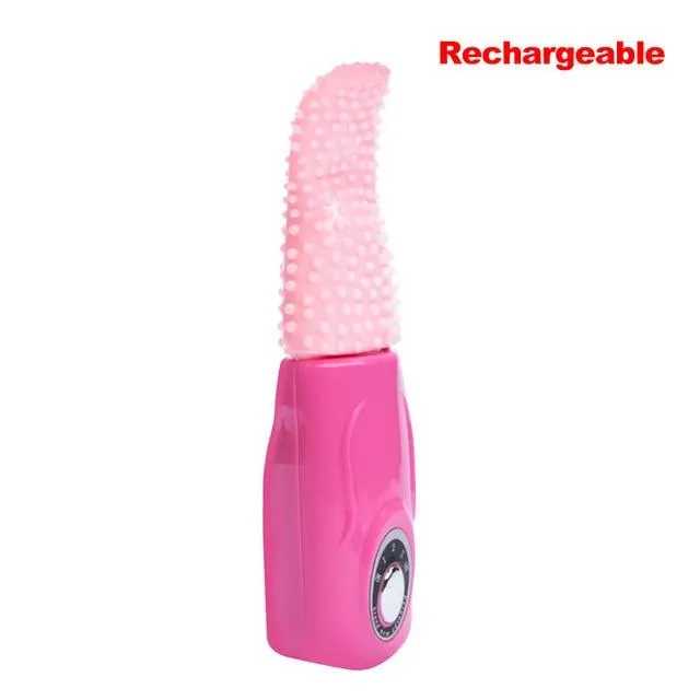 Male Sex Toys Realistic Silicone Tongue with RotationVibration Modes Kinkstasy