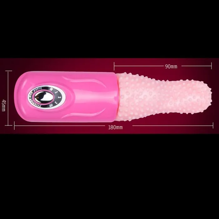 Male Sex Toys Realistic Silicone Tongue with RotationVibration Modes Kinkstasy