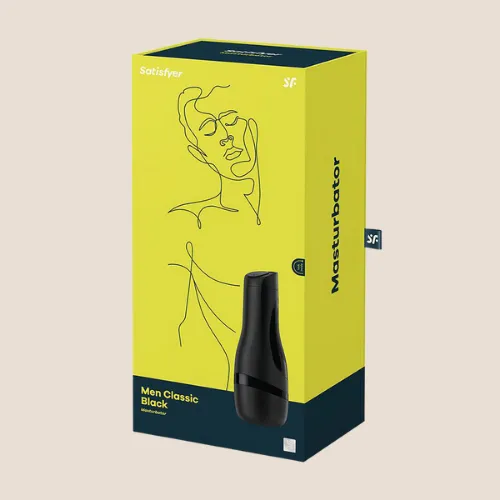 Male Sex Toys Satisfyer Satisfyer Men Classic Black Mens Masturbator