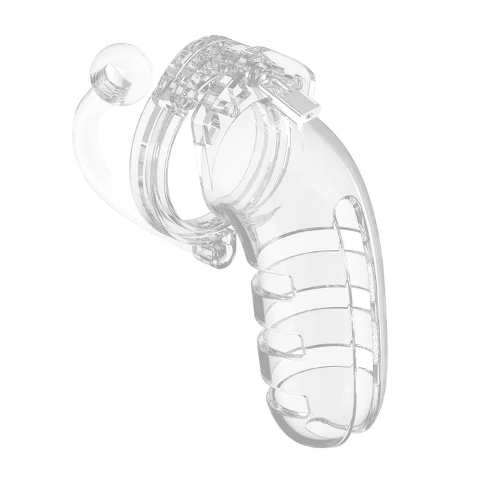 Male Sex Toys Shots Toys Man Cage 12 Male 55 Inch Clear Chastity Cage With Anal Plug Male Sex Toys Shots Toys Man Cage 12 Male 55 Inch Clear Chastity Cage With Anal Plug