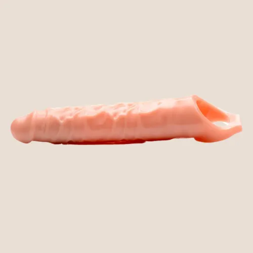 Male Sex Toys Size Matters 3 Inch Flesh Penis Extender Sleeve Size Matters