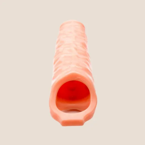 Male Sex Toys Size Matters 3 Inch Flesh Penis Extender Sleeve Size Matters