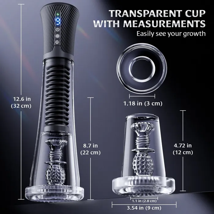 Male Sex Toys Sohimi LACH 3 in 1 Vibrating and Suction Male Penis Pump Sex Toy
