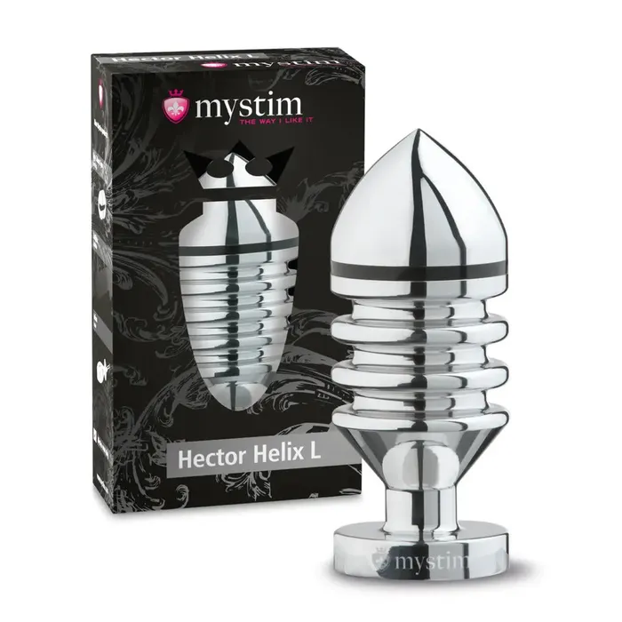 MyStim MyStim Hector Helix Large Aluminium Butt Plug Anal