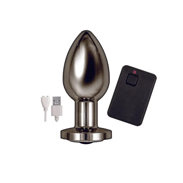 Nasswalk Toys Anal Ass Sation Remote Vibrating Butt Plug Black