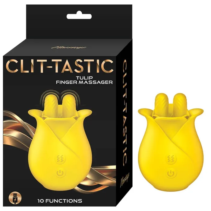Nasswalk Toys ClitTastic Tulip Finger Massager Rechargeable Female Sex Toys