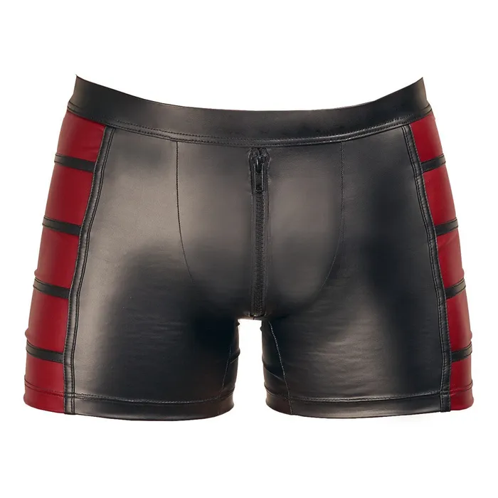 NEK Anal NEK Matte Look Pants In Black and Red