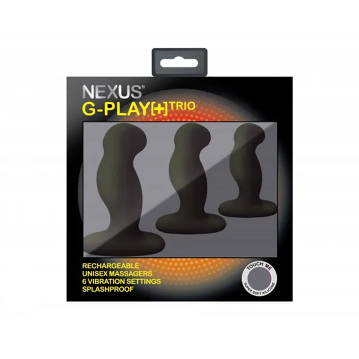 Nexus Anal Nexus G Play Trio Vibrating Prostate Massagers Black