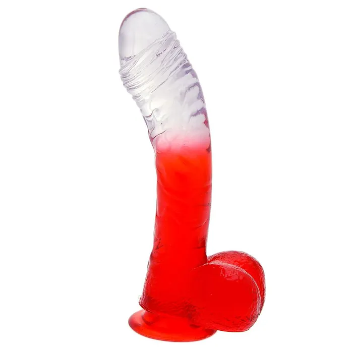 NMC Ltd Dildos Lazy Buttcock 65 Inch Dildo Red and Clear