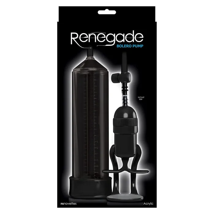 NS Novelties Anal Renegade Bolero Pump Black