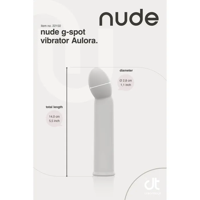 Nude Aulora Mini GSpot Vibrator Dream Toys Female Sex Toys