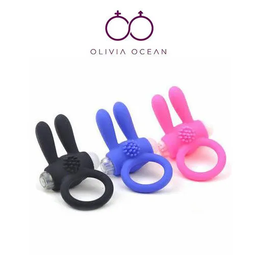 Olivia Ocean Female Sex Toys Rampant Rabbit Cock Ring Vibrator Clitoral Stimulator silicone Sex toy