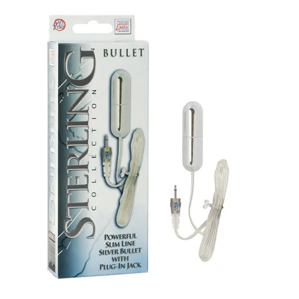 Olivia Ocean Sterling Collection Slim Silver Bullet Female Sex Toys