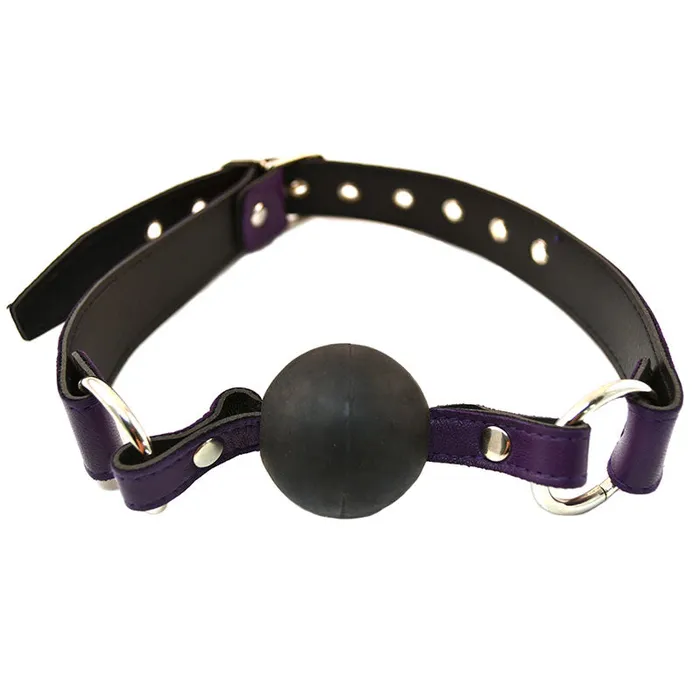 Rouge Garments Ball Gag Purple Rouge Garments Vibrators