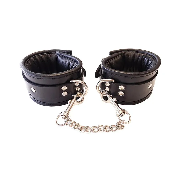 Rouge Garments Restraints Rouge Garments Wrist Cuffs Padded Black