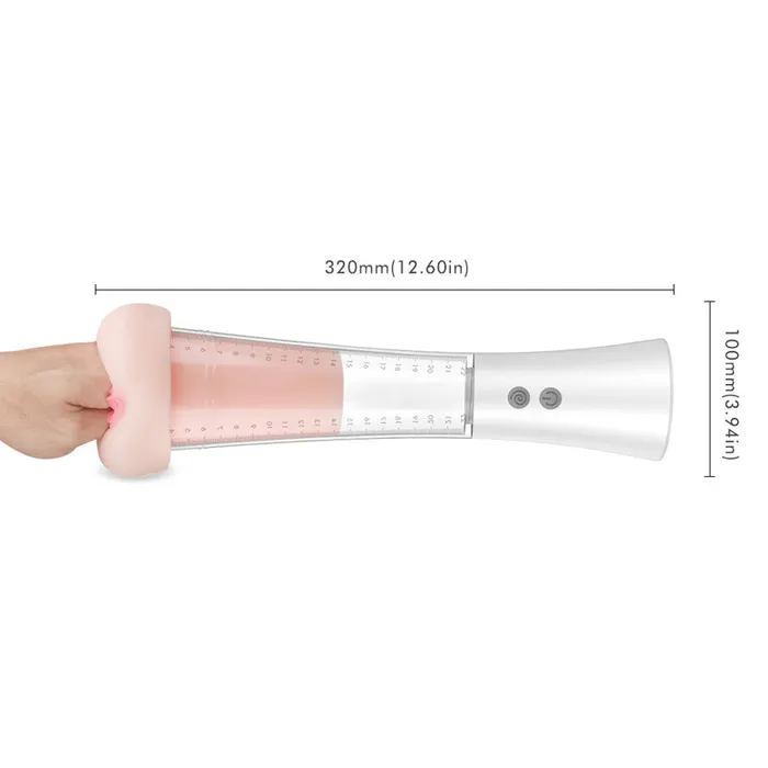 SHANDE Male Sex Toys 2 IN 1 Penis Pump With Masturbator