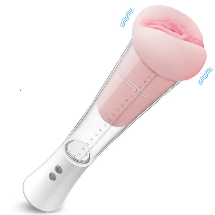 SHANDE Male Sex Toys 2 IN 1 Penis Pump With Masturbator