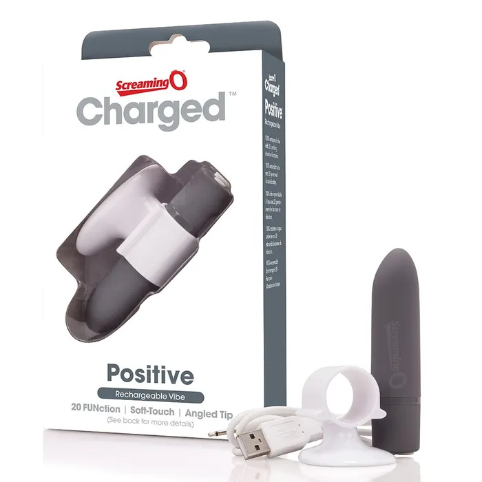 Screaming O Charged Positive Vibe Grey Olivia Ocean Vibrators