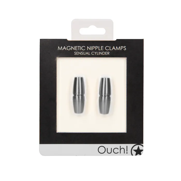 Shots Toys Couples Ouch Magnetic Sensual Cylinder Nipple Clamps Shots Toys Couples Ouch Magnetic Sensual Cylinder Nipple Clamps