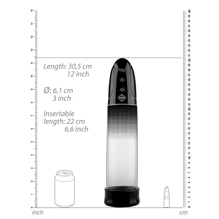 Shots Toys Vibrators Automatic Rechargeable Luv Pump Black Shots Toys Vibrators Automatic Rechargeable Luv Pump Black