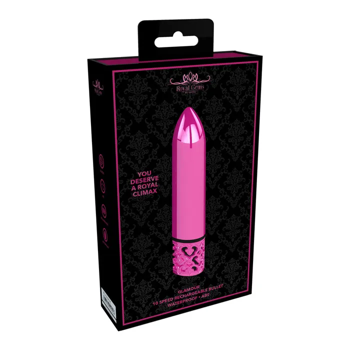 Shots Toys Vibrators Royal Gems Glamour Rechargeable Bullet Pink Shots Toys Vibrators Royal Gems Glamour Rechargeable Bullet Pink