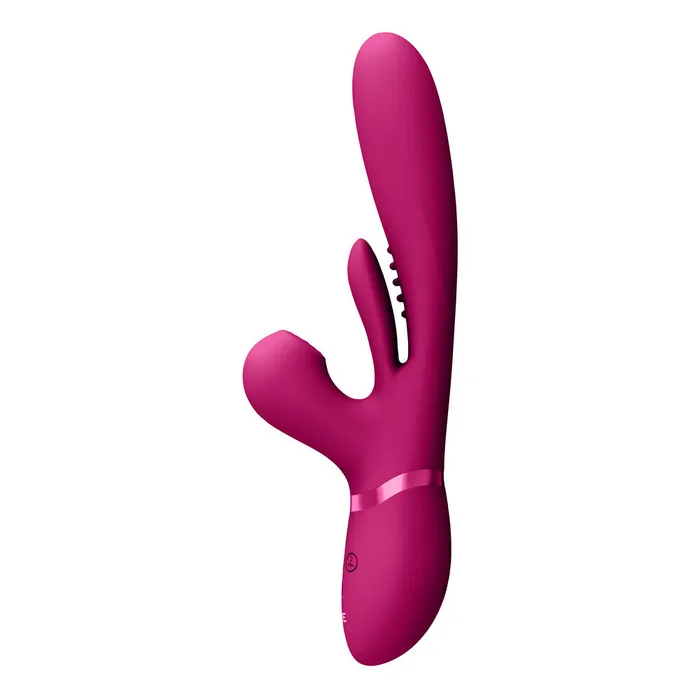 Shots Toys Vibrators Vive Kura Triple Action Stimulator