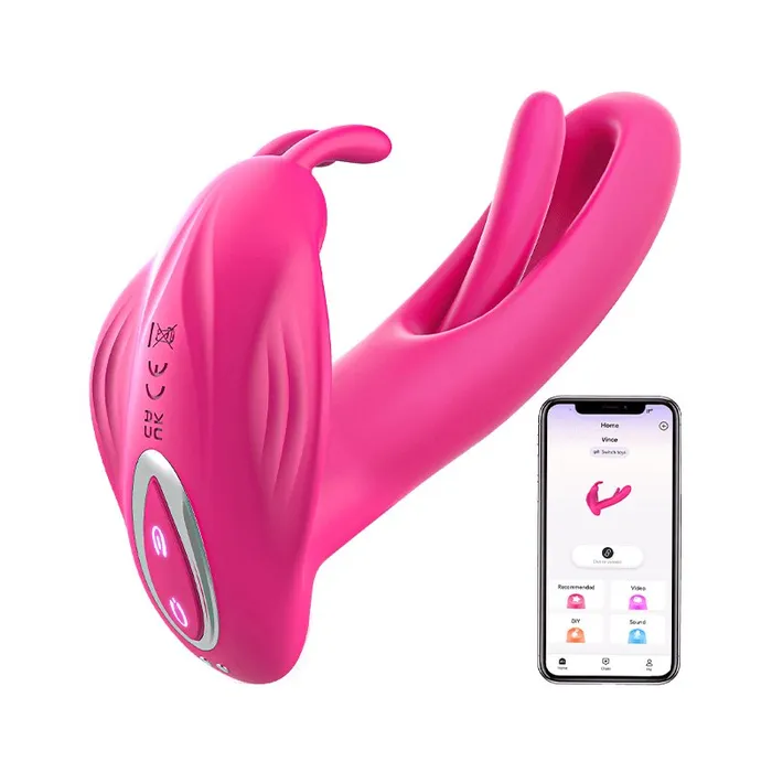 Sohimi Vibrators VINCE Tragbarer GPunkt und Klitorisstimulator mit AppSteuerung Sohimi Vibrators VINCE Tragbarer GPunkt und Klitorisstimulator mit AppSteuerung