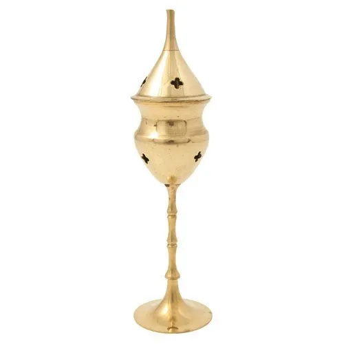 Standing Brass Cone Burner Wild Berry Vibrators