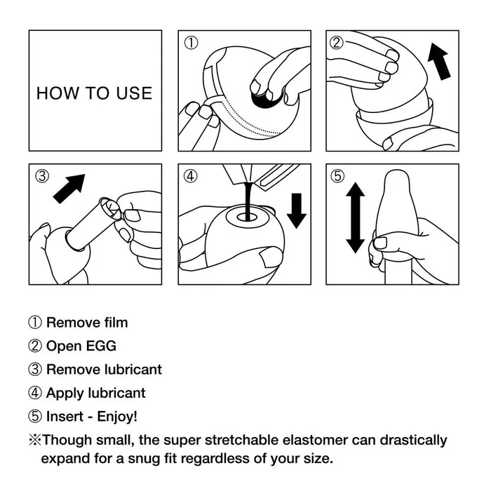 Tenga Male Sex Toys Egg Stepper Male Masturbator