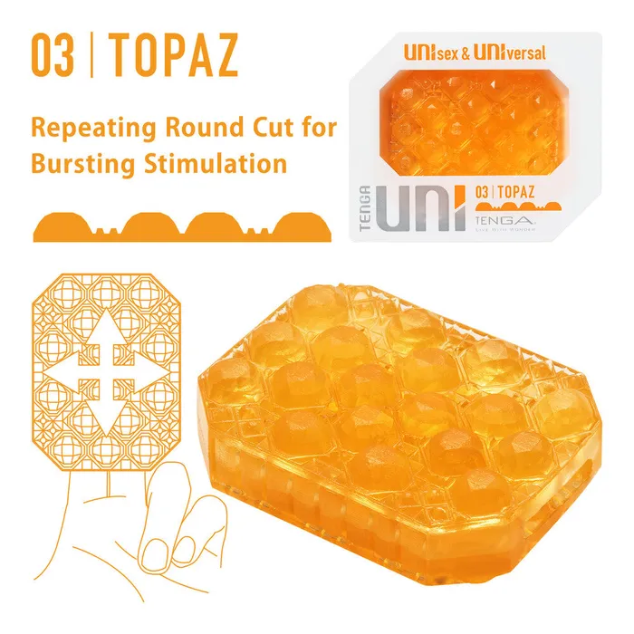 Tenga Tenga UNI Topaz Sleeve Masturbator Male Sex Toys