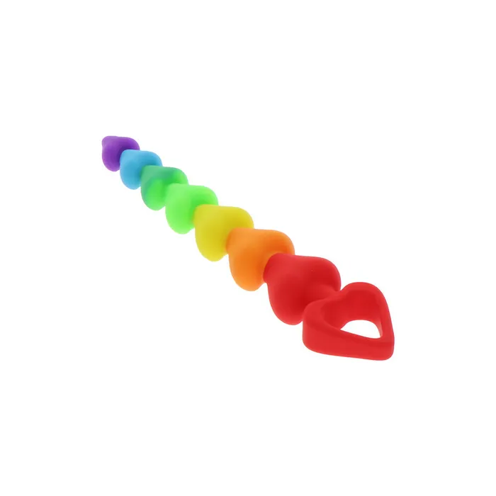 Toy Joy Sex Toys Anal ToyJoy Rainbow Heart Anal Beads Toy Joy Sex Toys Anal ToyJoy Rainbow Heart Anal Beads