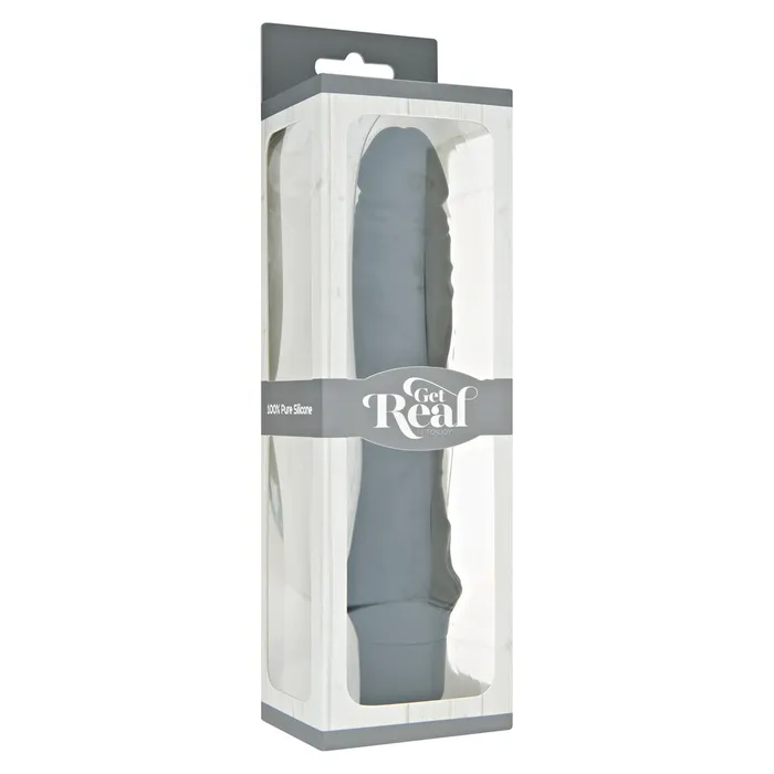 ToyJoy Get Real Classic Silicone Vibrator Black Toy Joy Sex Toys Vibrators ToyJoy Get Real Classic Silicone Vibrator Black Toy Joy Sex Toys Vibrators