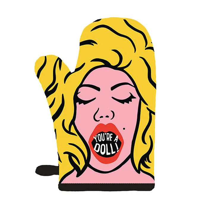 Twisted Wares Youre a Doll Kitchen Oven Mitt Twisted Wares Male Sex Toys
