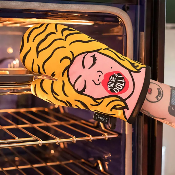 Twisted Wares Youre a Doll Kitchen Oven Mitt Twisted Wares Male Sex Toys