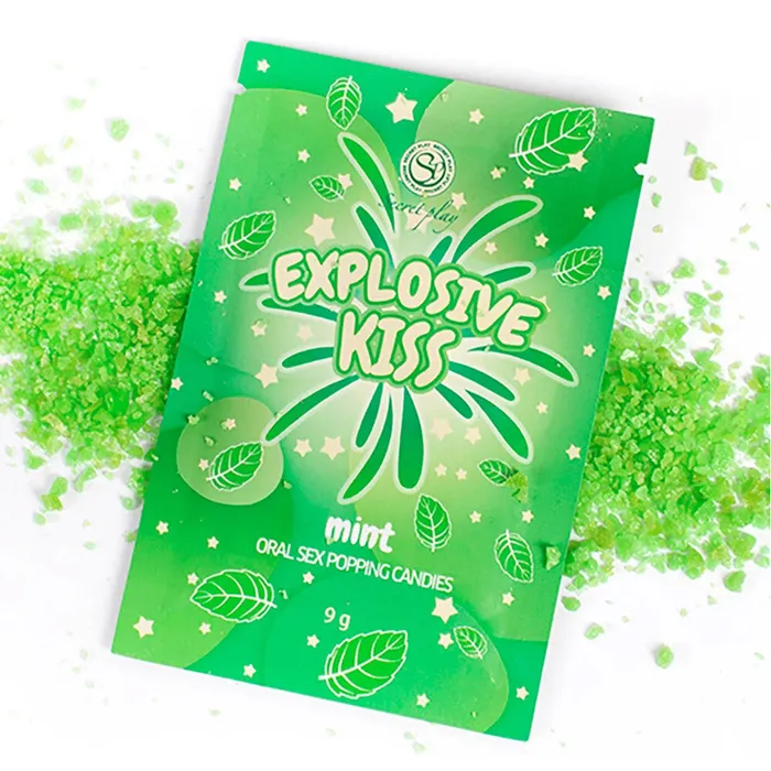 Various Drug Stores Couples Explosive Kiss Mint Oral SEX Popping Candies 9g