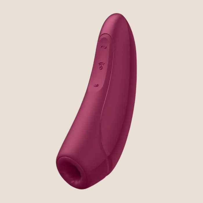 Vibrators BESTSELLER SATISFYER APP ENABLED CURVY 1 ROSE RED Clitoral Stimulator Satisfyer Vibrators BESTSELLER SATISFYER APP ENABLED CURVY 1 ROSE RED Clitoral Stimulator Satisfyer