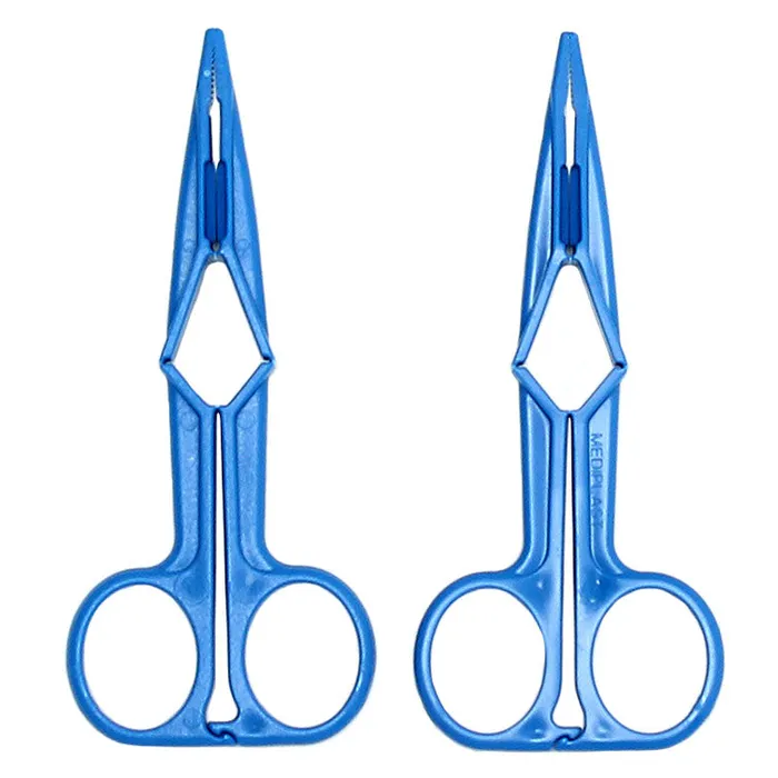 Vibrators Blue Scissor Nipple Clamps Rimba