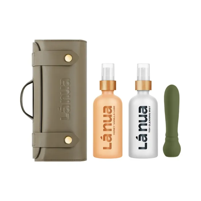 Vibrators La Nua La Nua x Femme Funn Gift Bag Ultra Bullet Mist Toy Cleaner Lube Vibrators La Nua La Nua x Femme Funn Gift Bag Ultra Bullet Mist Toy Cleaner Lube