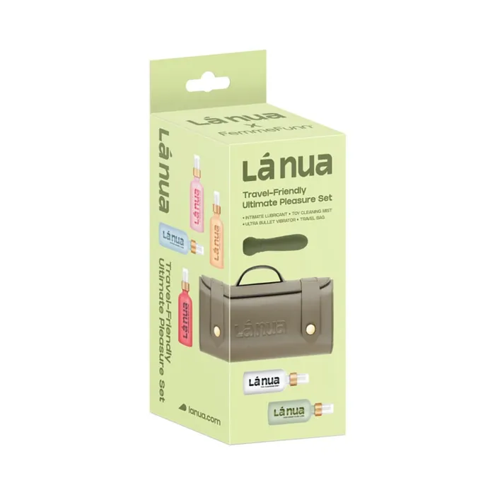 Vibrators La Nua La Nua x Femme Funn Gift Bag Ultra Bullet Mist Toy Cleaner Lube