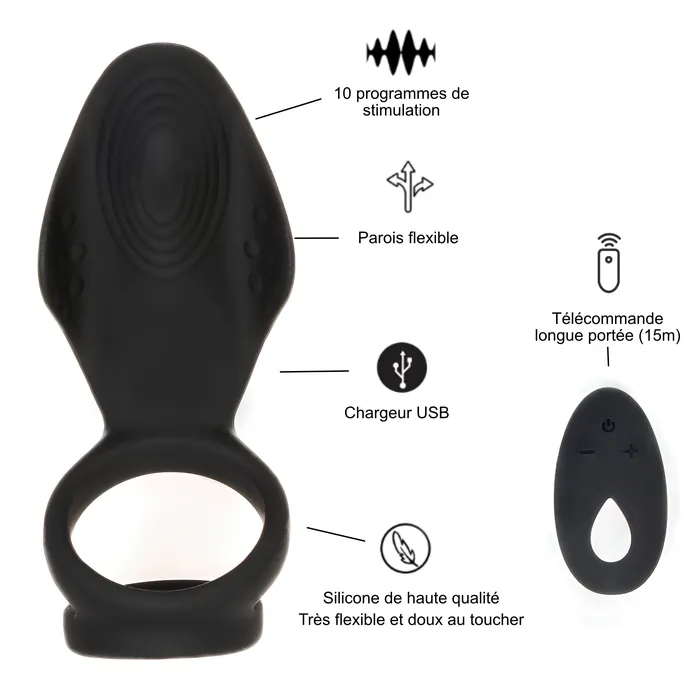 Vibrators Misterio Anillo Vibrador HUGBOX
