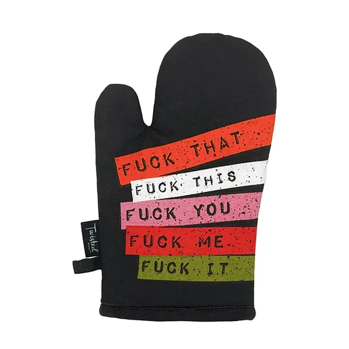 Vibrators Twisted Wares Twisted Wares Fuck Everything Oven Mitt