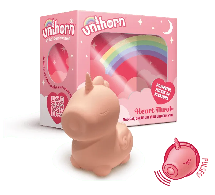 Vibrators Unihorn Heart Throb Pink Pulsing Mouth Vibrator Creative Conceptions Vibrators Unihorn Heart Throb Pink Pulsing Mouth Vibrator Creative Conceptions