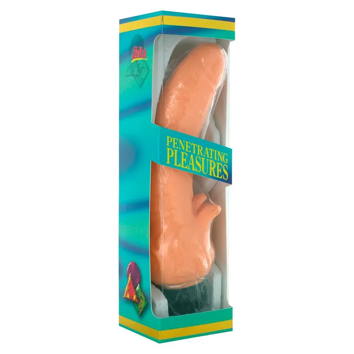 Vinyl Vibrator With Clitoral Stimulator Seven Creations Female Sex Toys