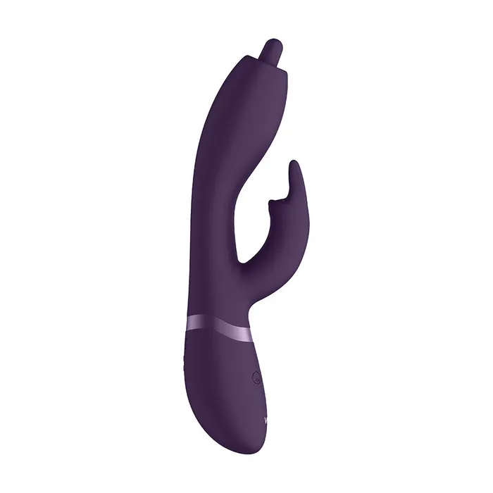 Vive Nilo Purple Pinpoint Rotating G Spot Rabbit Shots Toys Vibrators