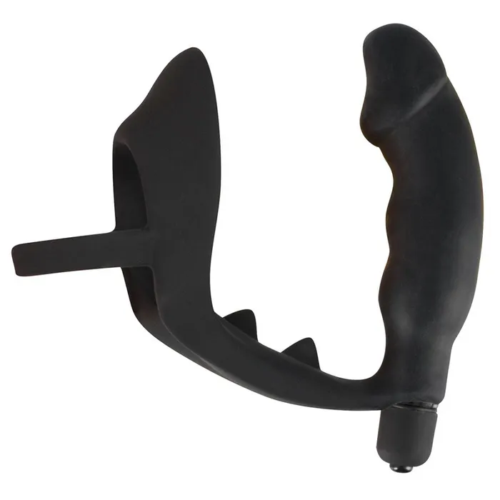You2Toys Male Sex Toys Black Velvets Cock Ring And Vibrating Anal Plug