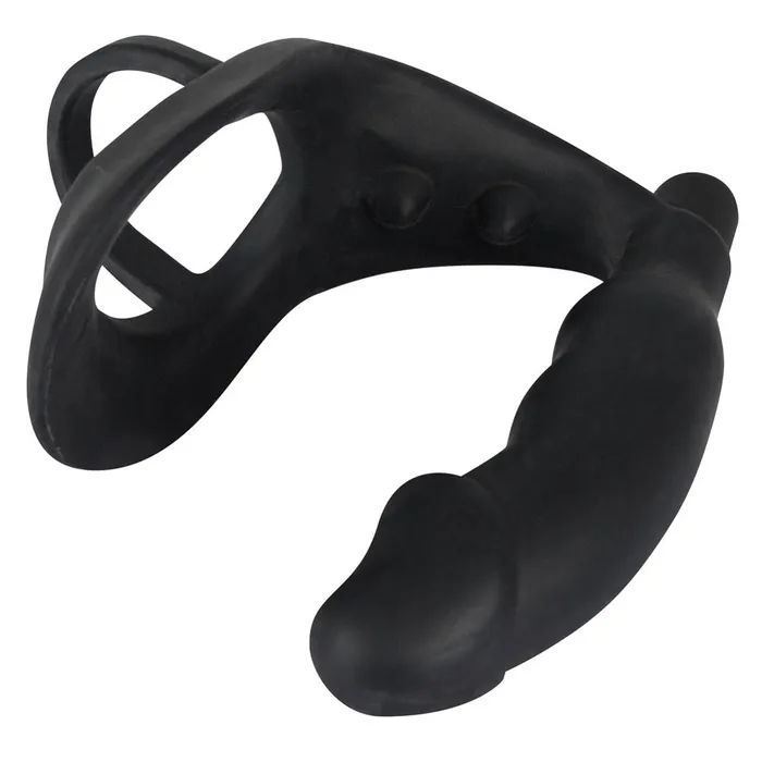 You2Toys Male Sex Toys Black Velvets Cock Ring And Vibrating Anal Plug